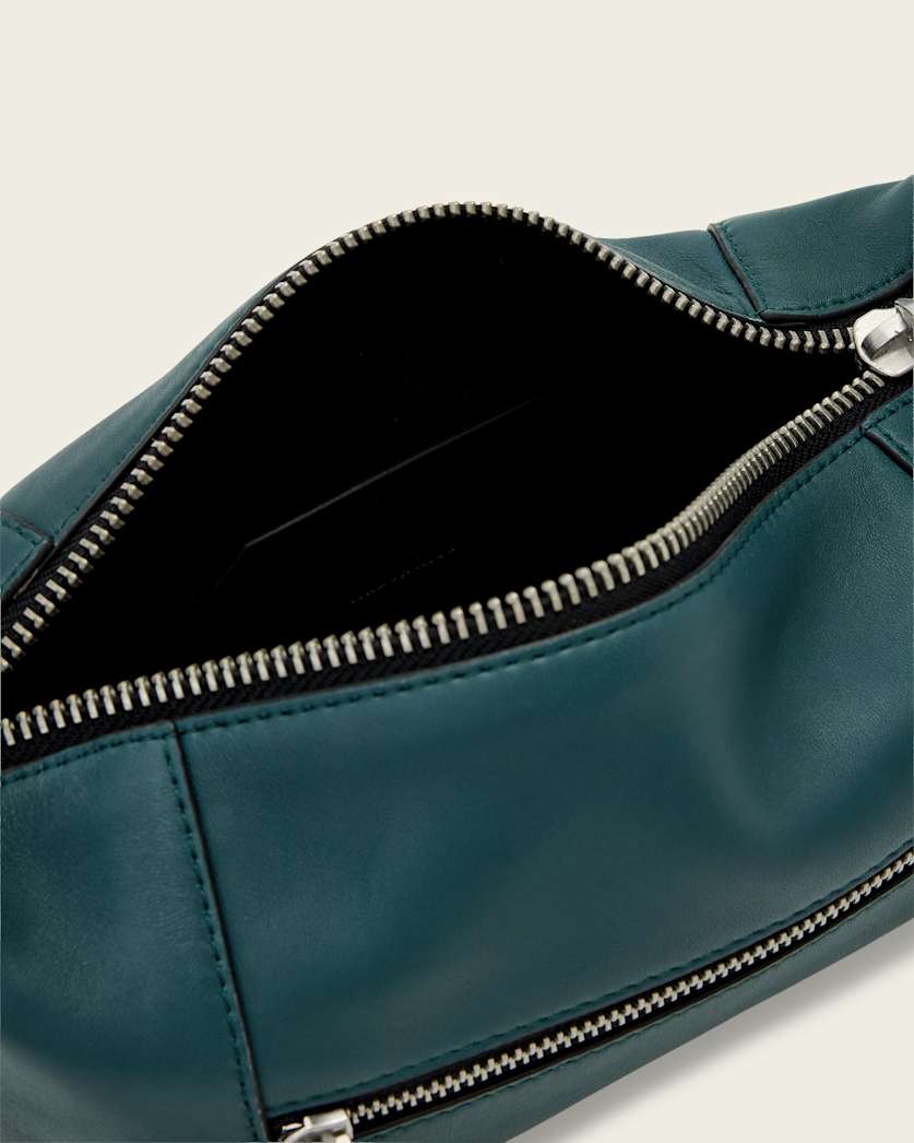 AllSaints Vega Leather Mini Bag Women's Emerald Green Women's