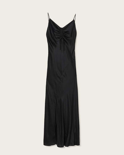 AllSaints Alexia Sleeveless Maxi Dress Women's Oxblood Red Women's