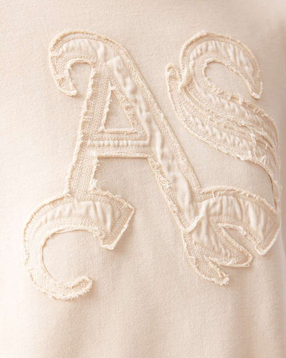 AllSaints Insignia Pippa Crew Neck Sweatshirt Women's Crystal Pink Women's