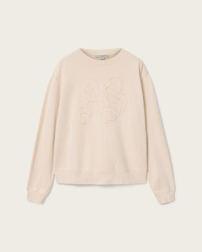 AllSaints Insignia Pippa Crew Neck Sweatshirt Women's Crystal Pink Women's