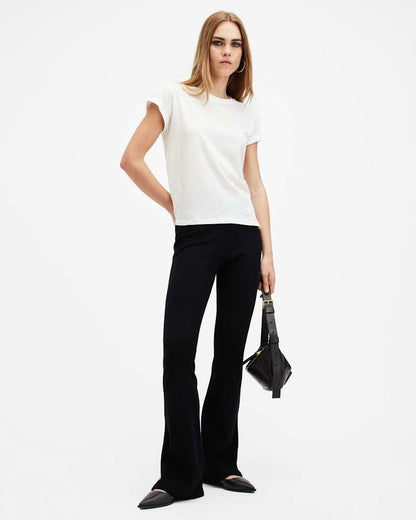AllSaints Anna Crew Neck T Shirt Women's Chalk White Women's
