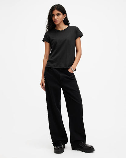 AllSaints Anna Crew Neck T Shirt Women's Chalk White Women's
