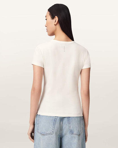AllSaints Troppo Stevie Slim Fit T Shirt Women's Chalk White Women's
