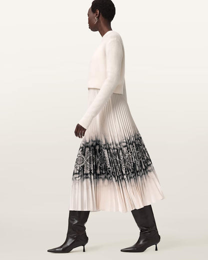 AllSaints Curtis Ophis 2 In 1 Dress Women's Chalk White Women's