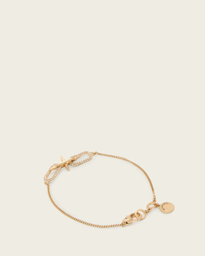 AllSaints Laio Link Bracelet Women's Warm Brass Women's