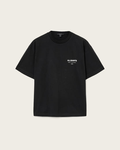 AllSaints Underground Etta Oversized T Shirt Women's Black Women's