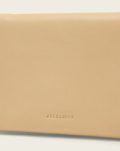 AllSaints Harluna Leather Wallet Women's Mellow Yellow Women's