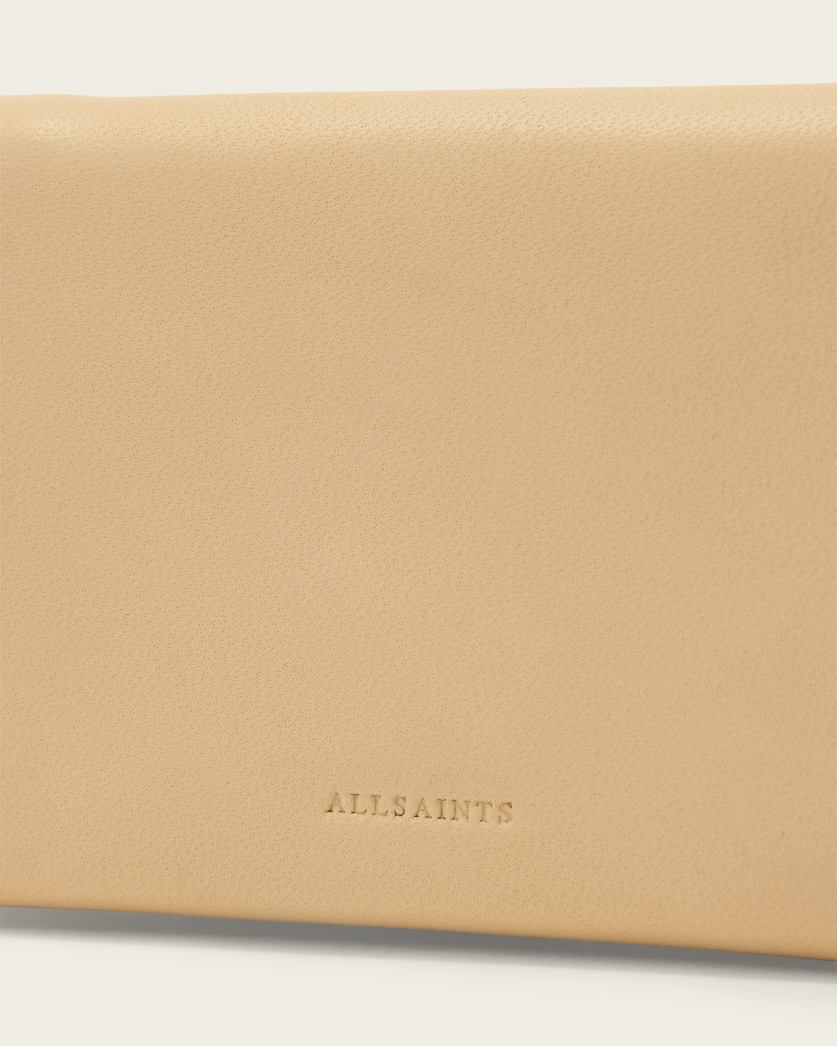 AllSaints Harluna Leather Wallet Women's Mellow Yellow Women's