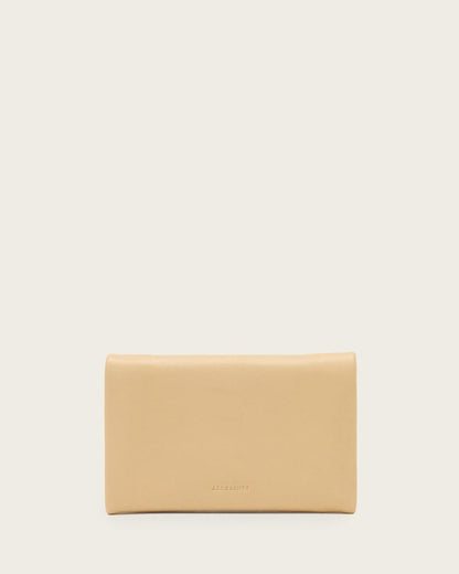 AllSaints Harluna Leather Wallet Women's Mellow Yellow Women's