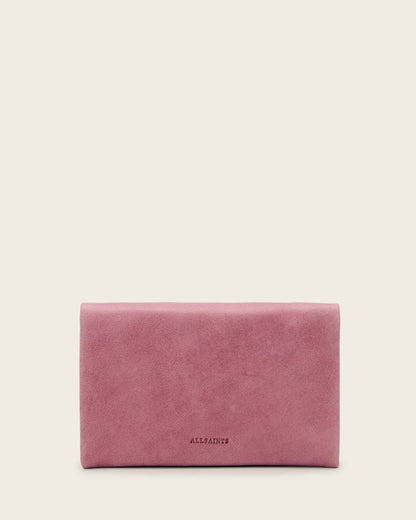 AllSaints Harluna Leather Wallet Women's Raspberry Pink Women's