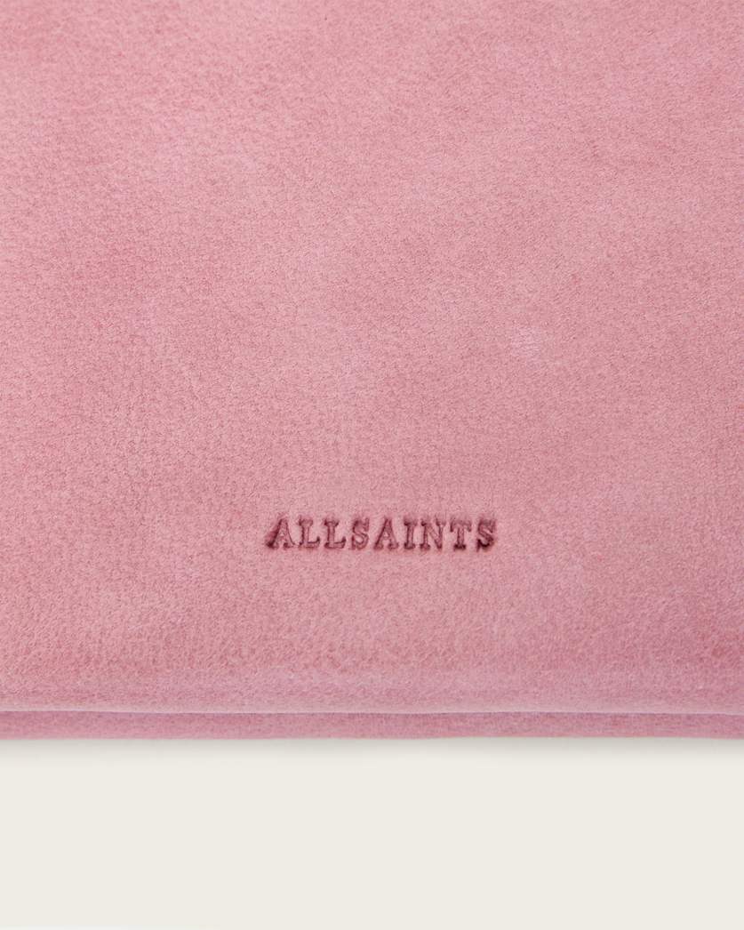 AllSaints Harluna Leather Wallet Women's Raspberry Pink Women's