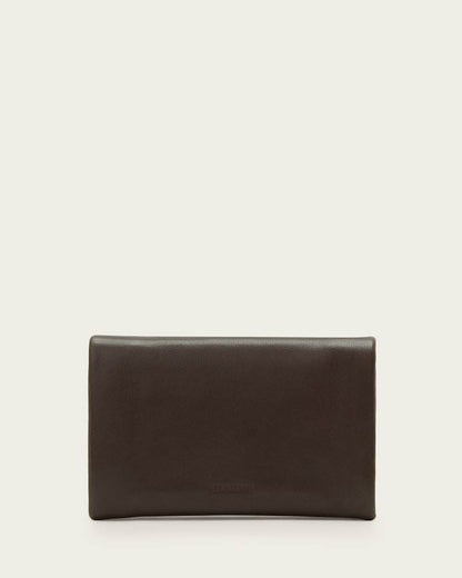 AllSaints Harluna Leather Wallet Women's Fango Brown Women's