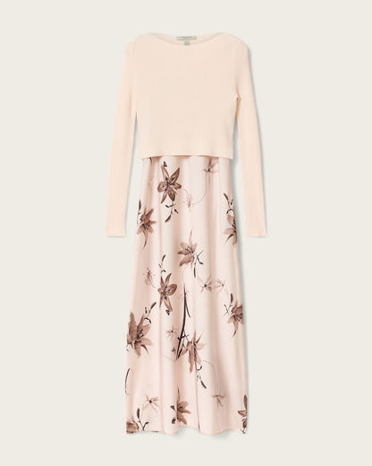AllSaints Hera 2 In 1 Midi Dress Women's Collegiate Blue Women's
