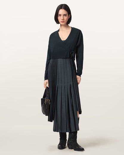 AllSaints Lucille 2 In 1 Dress Women's Chalk White Women's
