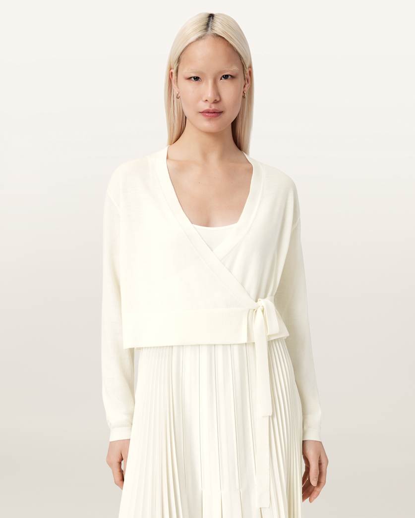 AllSaints Lucille 2 In 1 Dress Women's Chalk White Women's