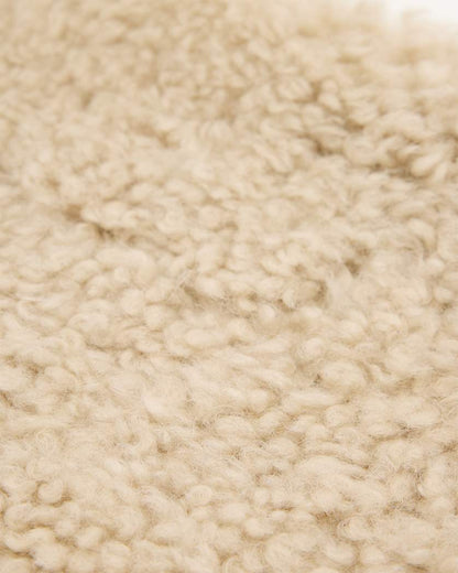 AllSaints Bettina Shearling Clutch Bag Women's Natural Women's
