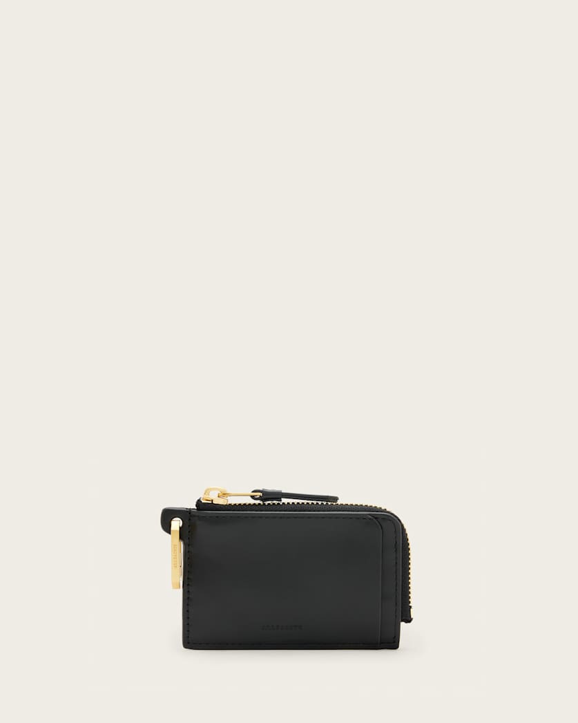 AllSaints Remy Leather Wallet Women's Black Women's