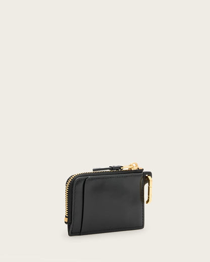 AllSaints Remy Leather Wallet Women's Black Women's