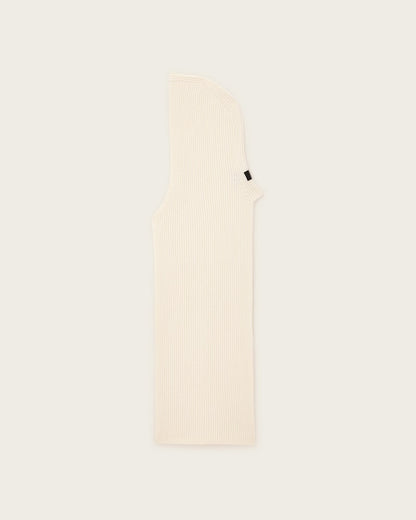 AllSaints Wren Hooded Wool Scarf Women's Antique White Women's