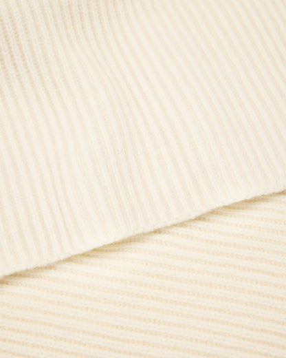AllSaints Wren Hooded Wool Scarf Women's Antique White Women's