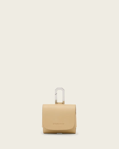 AllSaints Airpod Leather Hex Case Women's Mellow Yellow Women's