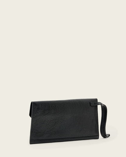 AllSaints Ursa Grain Leather Pouch Women's Black Women's