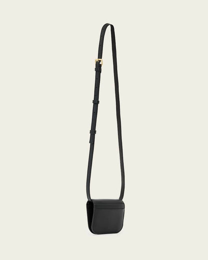 AllSaints Maeve Leather Cardholder Crossbody Women's Black Women's