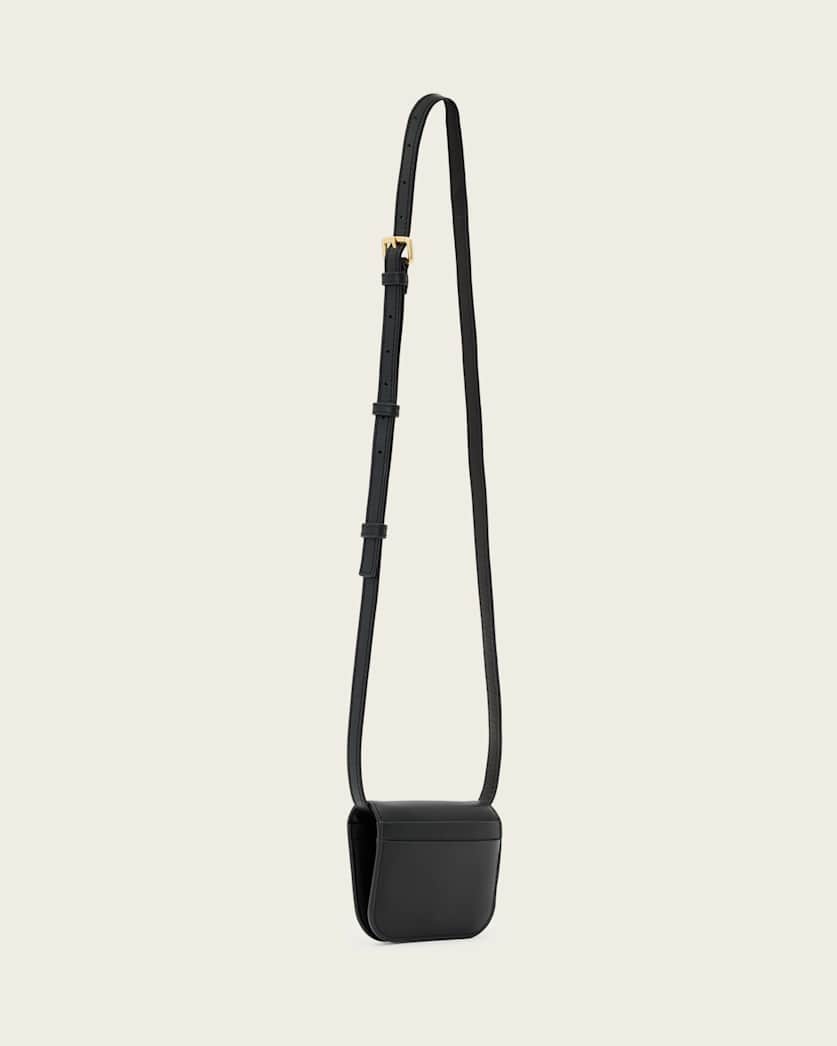 AllSaints Maeve Leather Cardholder Crossbody Women's Black Women's
