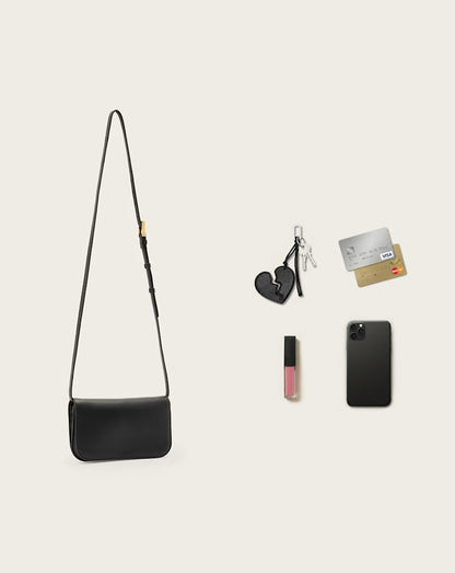 AllSaints Maeve Leather Cardholder Crossbody Women's Black Women's