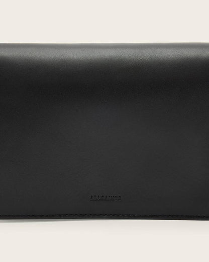 AllSaints Maeve Leather Cardholder Crossbody Women's Black Women's