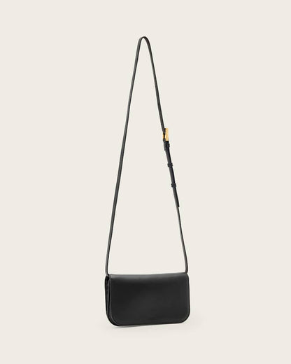 AllSaints Maeve Leather Cardholder Crossbody Women's Black Women's