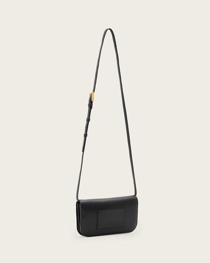 AllSaints Maeve Leather Cardholder Crossbody Women's Black Women's