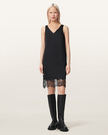 AllSaints Eloise 2 In 1 Sweater Dress Women's Black Women's