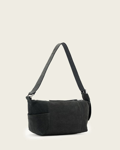 AllSaints Vega Leather Shoulder Bag Women's Meteorite Grey Women's