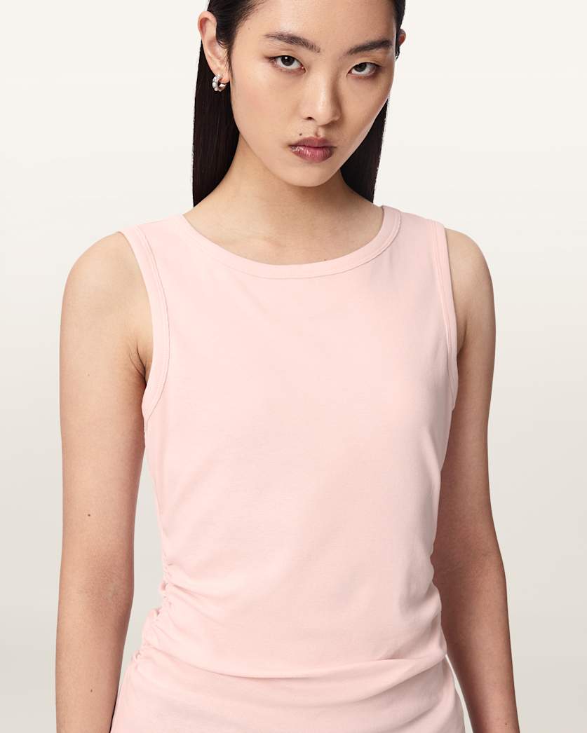 AllSaints Katarina Slim Fit Tank Top Women's Crystal Pink Women's