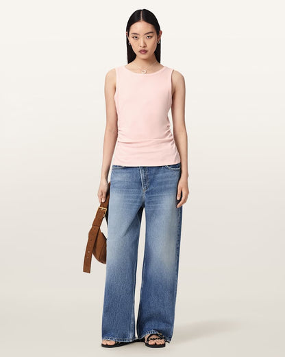 AllSaints Katarina Slim Fit Tank Top Women's Crystal Pink Women's
