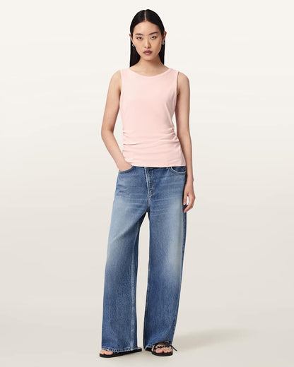 AllSaints Katarina Slim Fit Tank Top Women's Crystal Pink Women's