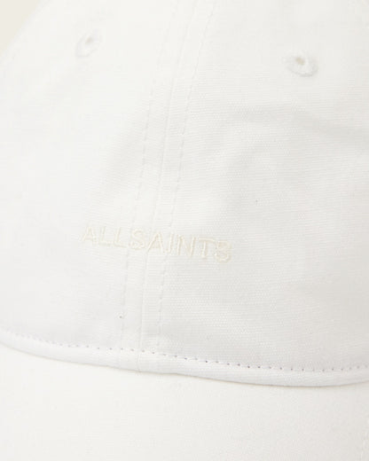 AllSaints Billie Cord Baseball Cap Women's Chalk White Women's