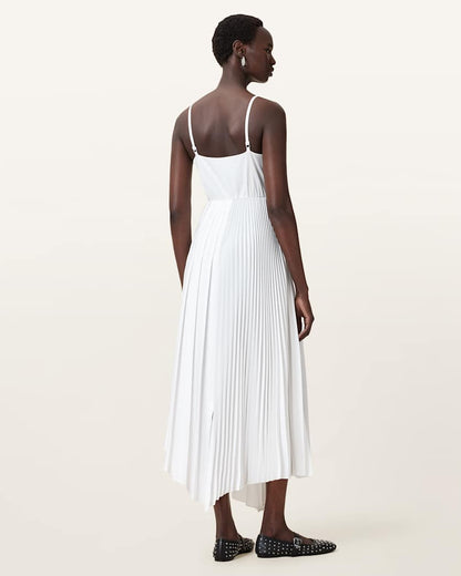 AllSaints Jax 2 In 1 Maxi Dress Women's Chalk White Women's