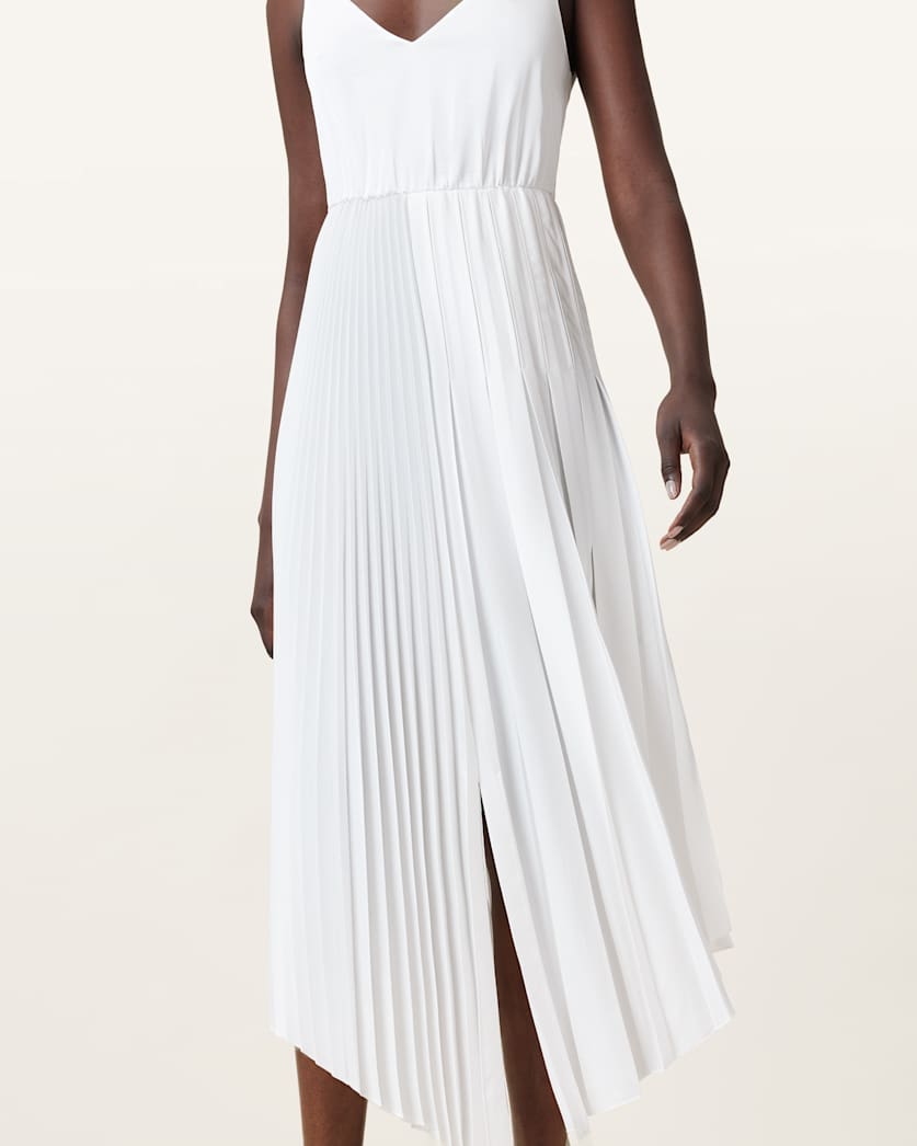AllSaints Jax 2 In 1 Maxi Dress Women's Chalk White Women's