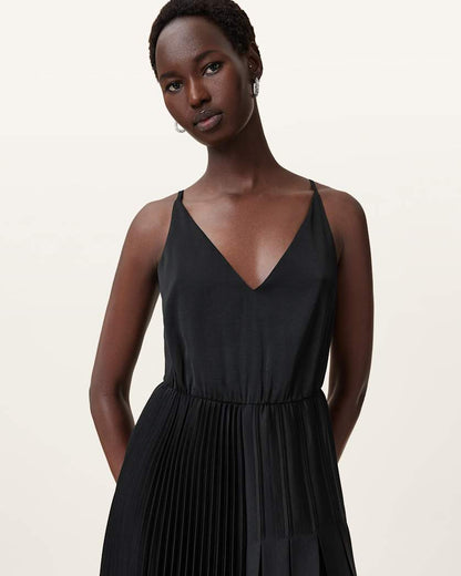 AllSaints Jax 2 In 1 Maxi Dress Women's Chalk White Women's