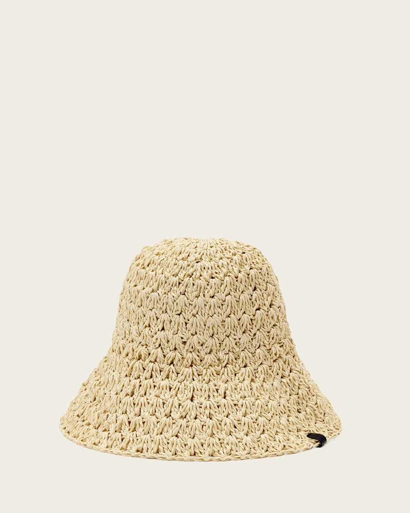 AllSaints Willow Straw Hat Women's Natural Women's