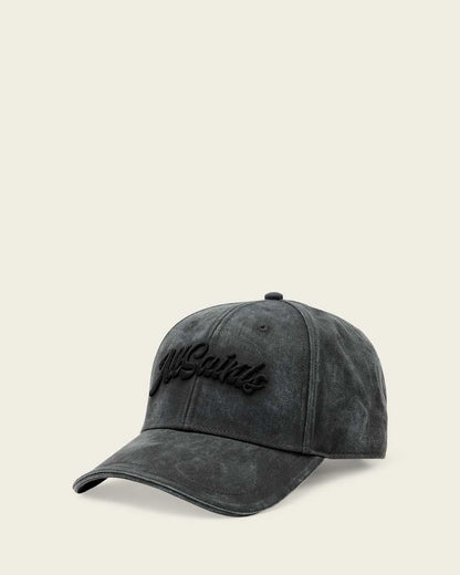 AllSaints Odyssey Washed Baseball Cap Women's Washed Black Women's