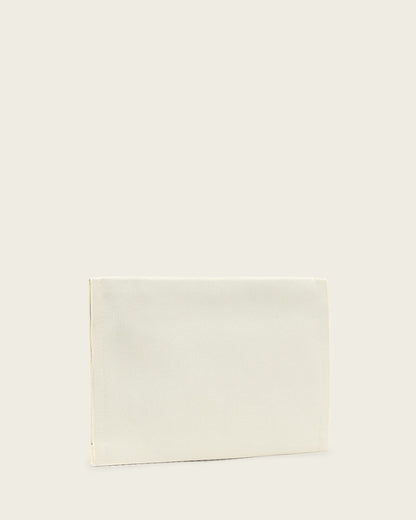AllSaints Izzy Heart Clutch Women's White Women's