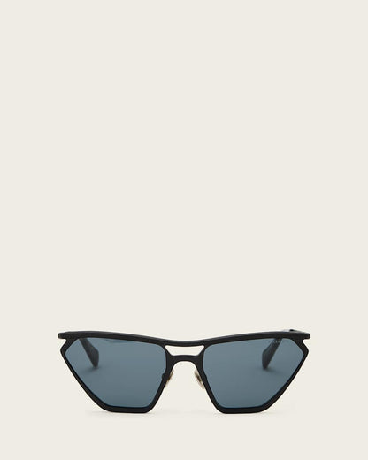AllSaints Hali Cat Eye Sunglasses Women's Matte Black Women's