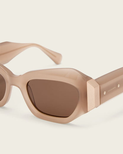AllSaints Thea Cat Eye Sunglasses Women's Gloss Creme Women's