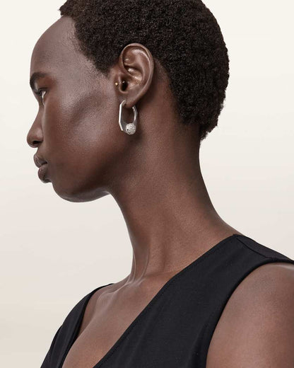 AllSaints Ellie Mix Hoop Earrings Women's Warm Silver Women's