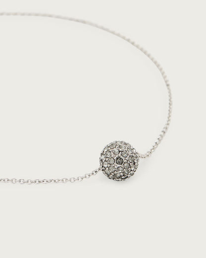 AllSaints Ellie Crystal Bracelet Women's Warm Silver Women's
