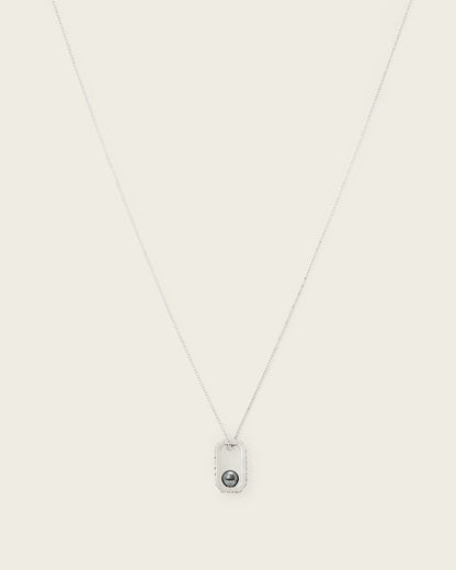 AllSaints Ellie Hex Necklace Women's Warm Silver Women's