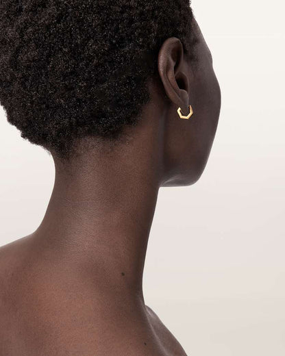 AllSaints Fern Multi Chain Earring Set Women's Warm Brass Women's